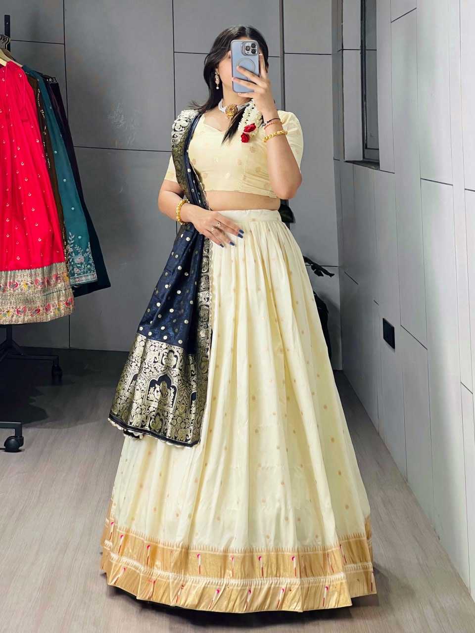 YNF Wholesale Paithani Silk Traditional Lehenga RIN119 Tatva | Surat Manufacturer