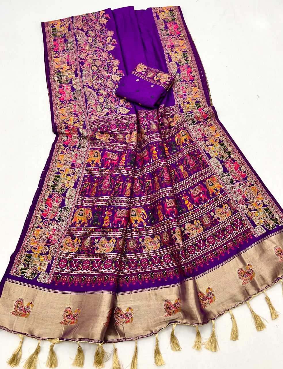 YNF Wholesale Pashmina Zari Border Silk Sarees KESH592 138 | Surat Manufacturer