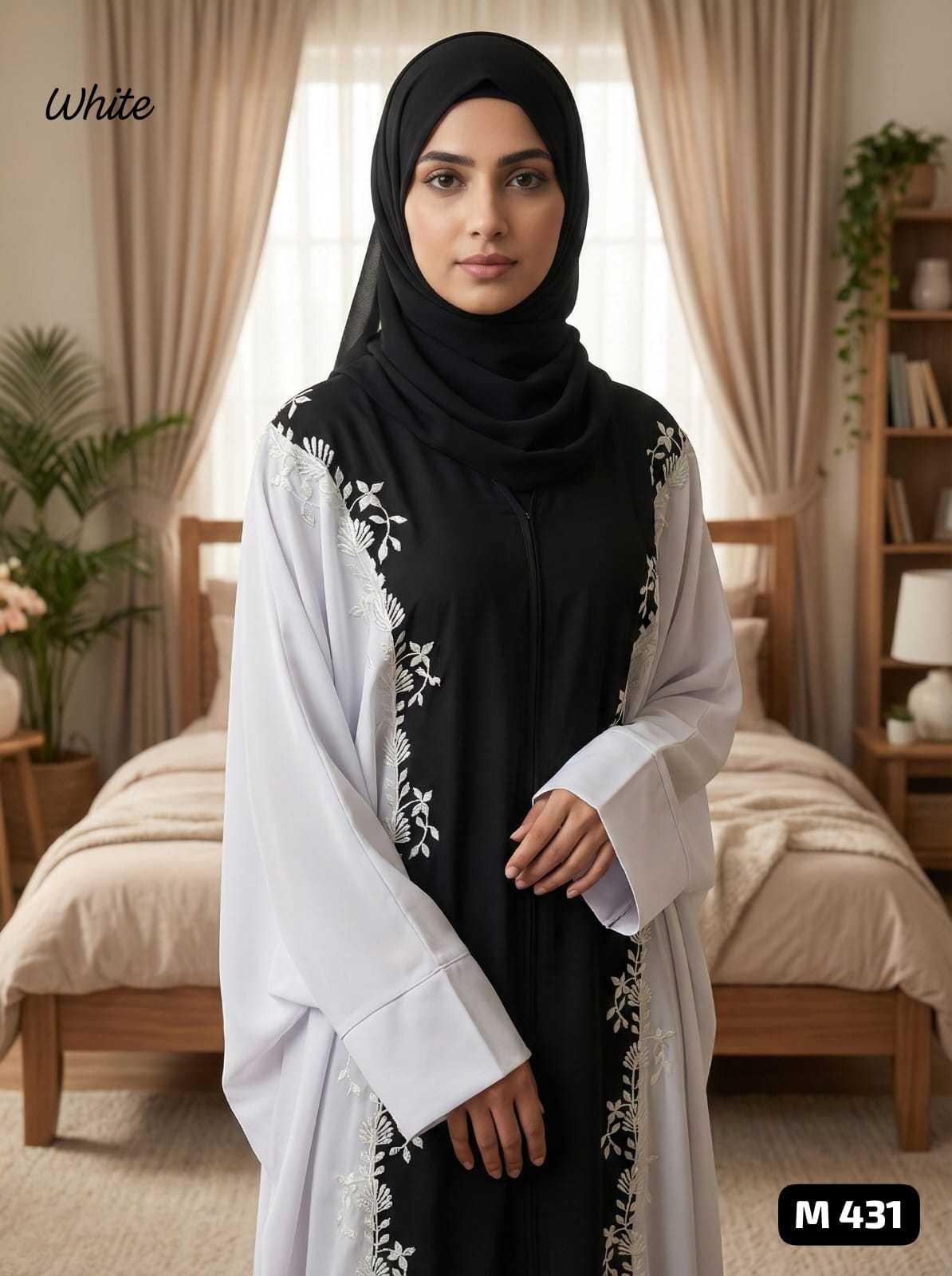 YNF Wholesale Premium Nida Abaya KESH611 M-431 | Surat Manufacturer