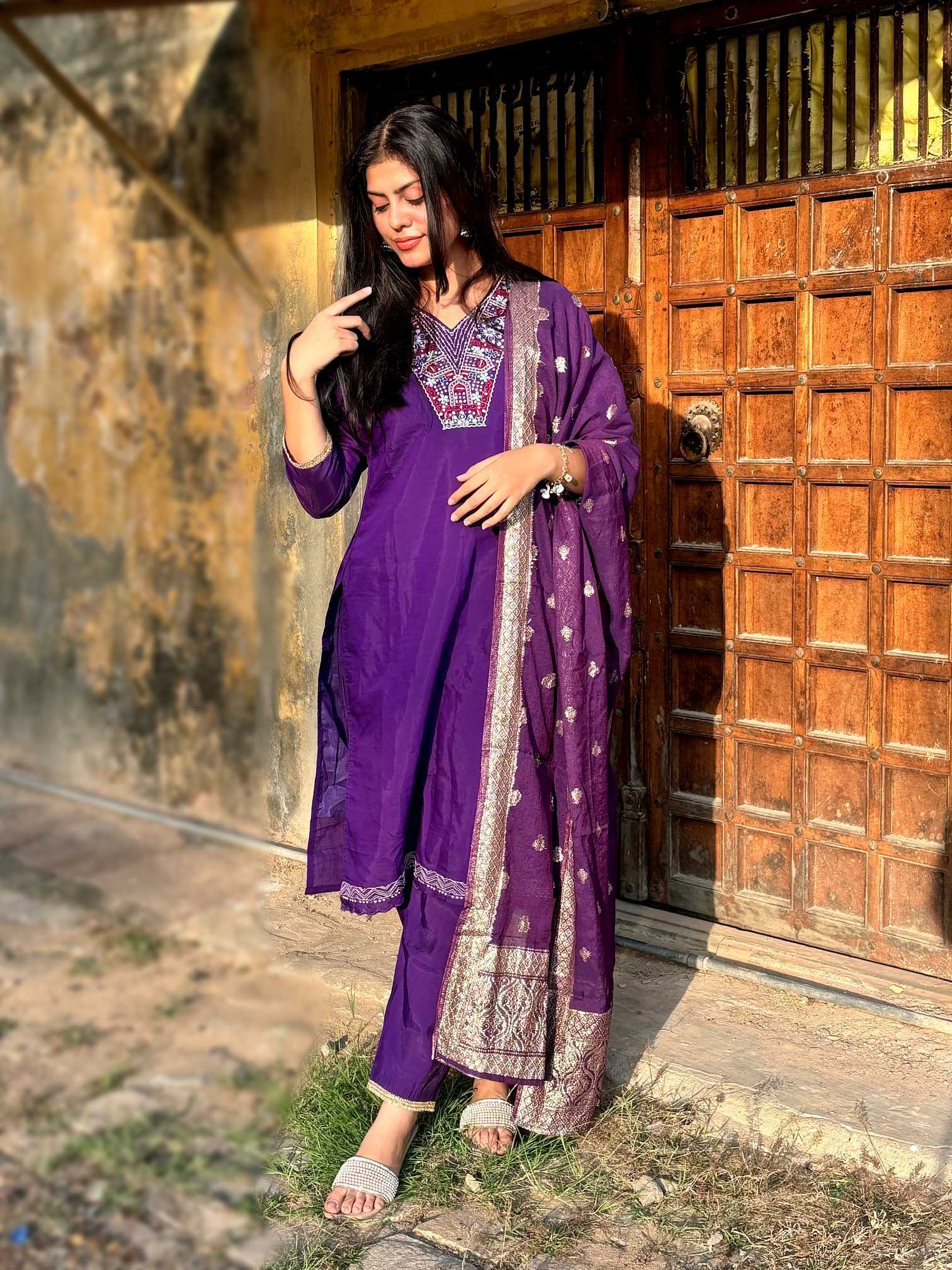 YNF Wholesale Premium Roman Silk Embroidery Suits KESH422 V MULTI | Surat Manufacturer
