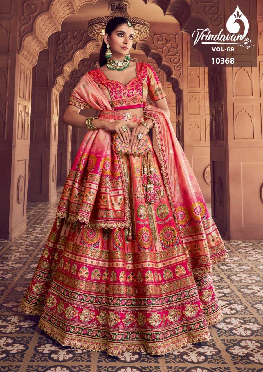 YNF Wholesale Premium Silk Silk Lehenga KESH113 Royal Vrindavan Vol 69 | Surat Manufacturer