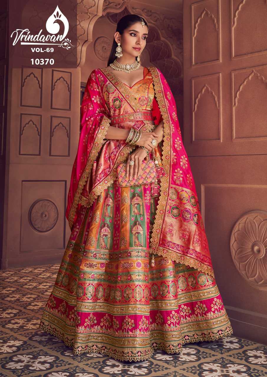 YNF Wholesale Premium Silk Silk Lehenga KESH113 Royal Vrindavan Vol 69 | Surat Manufacturer