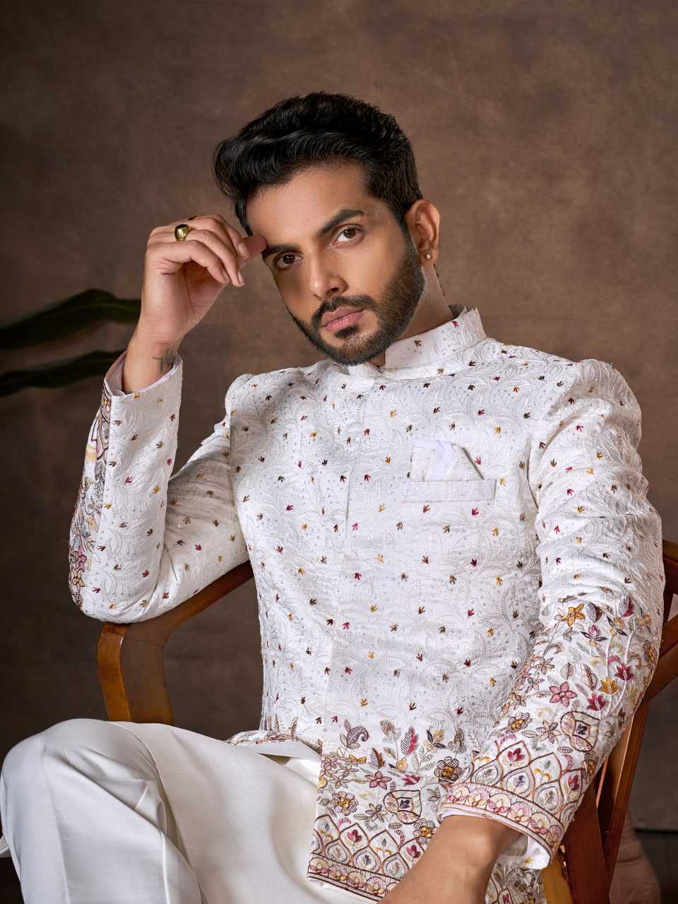 YNF Wholesale Premium Silk Embroidered Kurta Pajama RIN223 1761 | Surat Manufacturer
