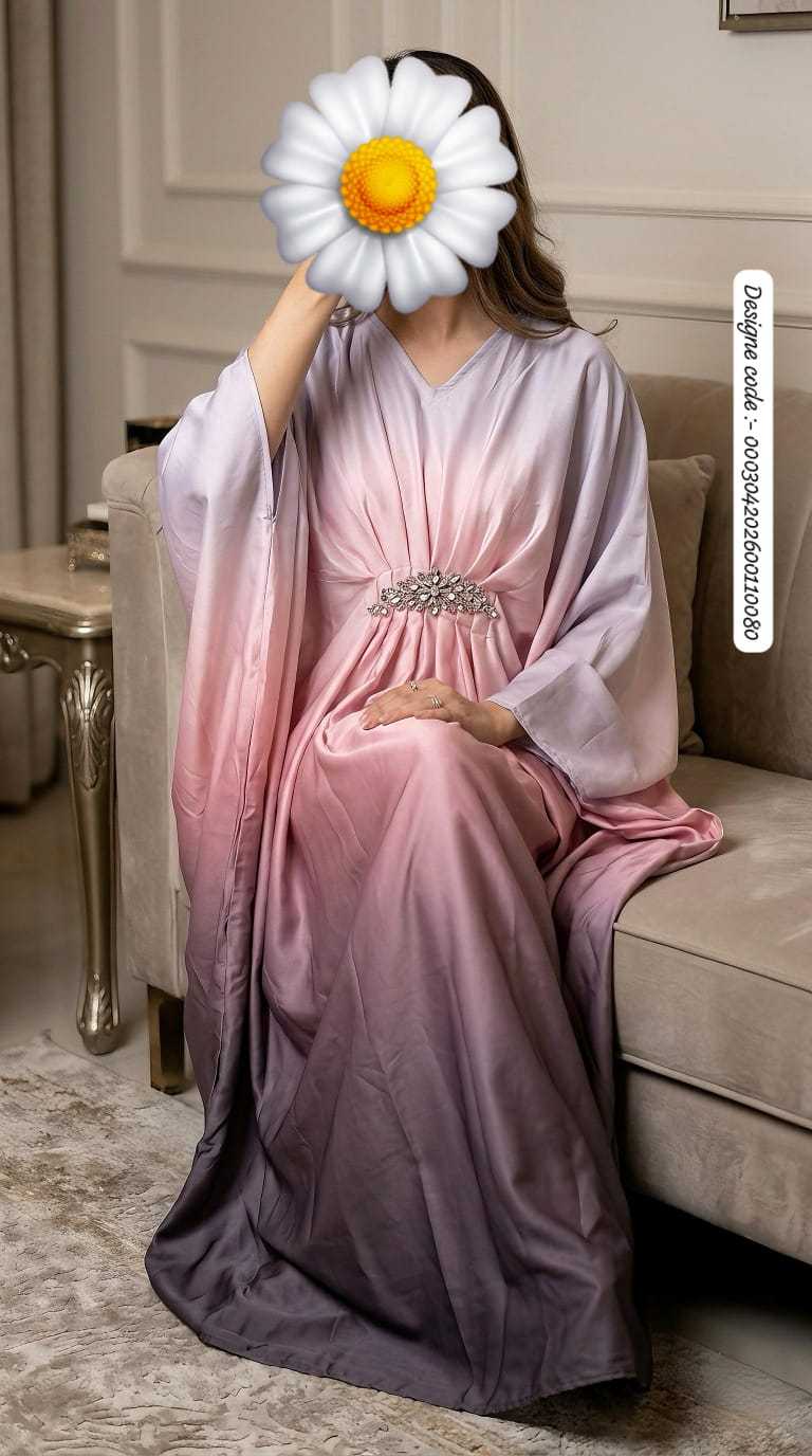 YNF Wholesale Satin Abaya KESH557 117 | Surat Manufacturer