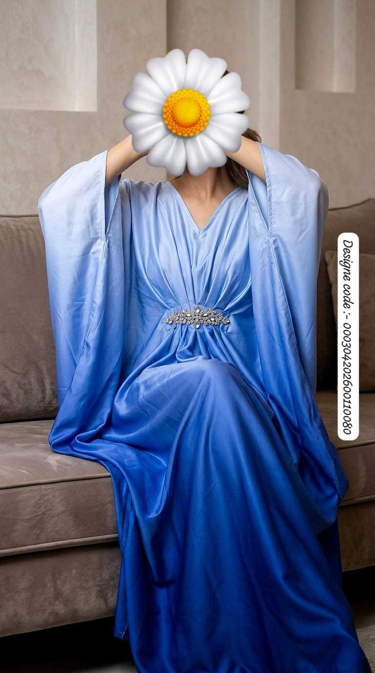 YNF Wholesale Satin Abaya KESH557 117 | Surat Manufacturer