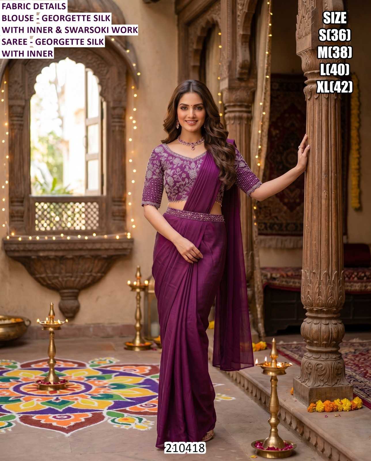 YNF Wholesale Silk Indo Western Dresses KESH481 210420 | Surat Manufacturer