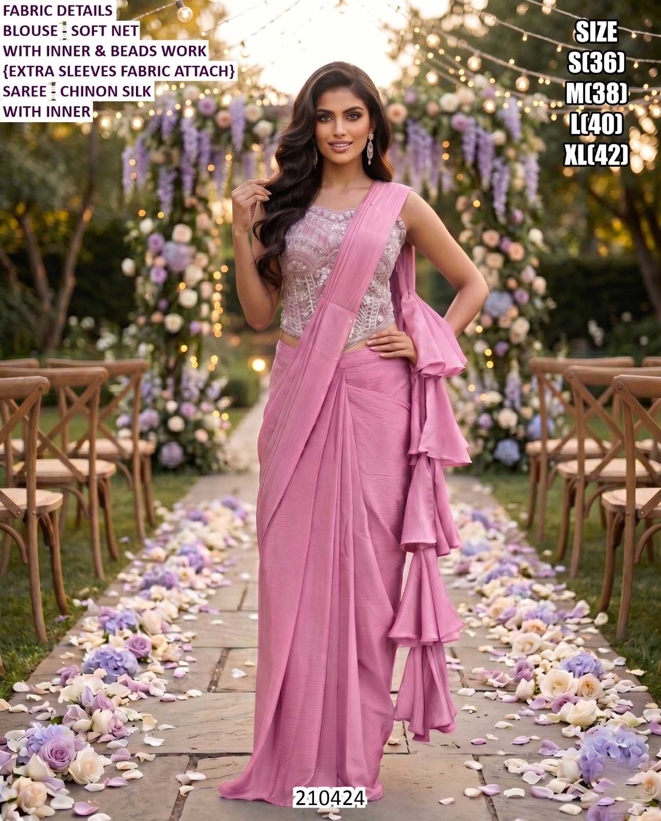 YNF Wholesale Silk Indo Western Dresses KESH481 210420 | Surat Manufacturer