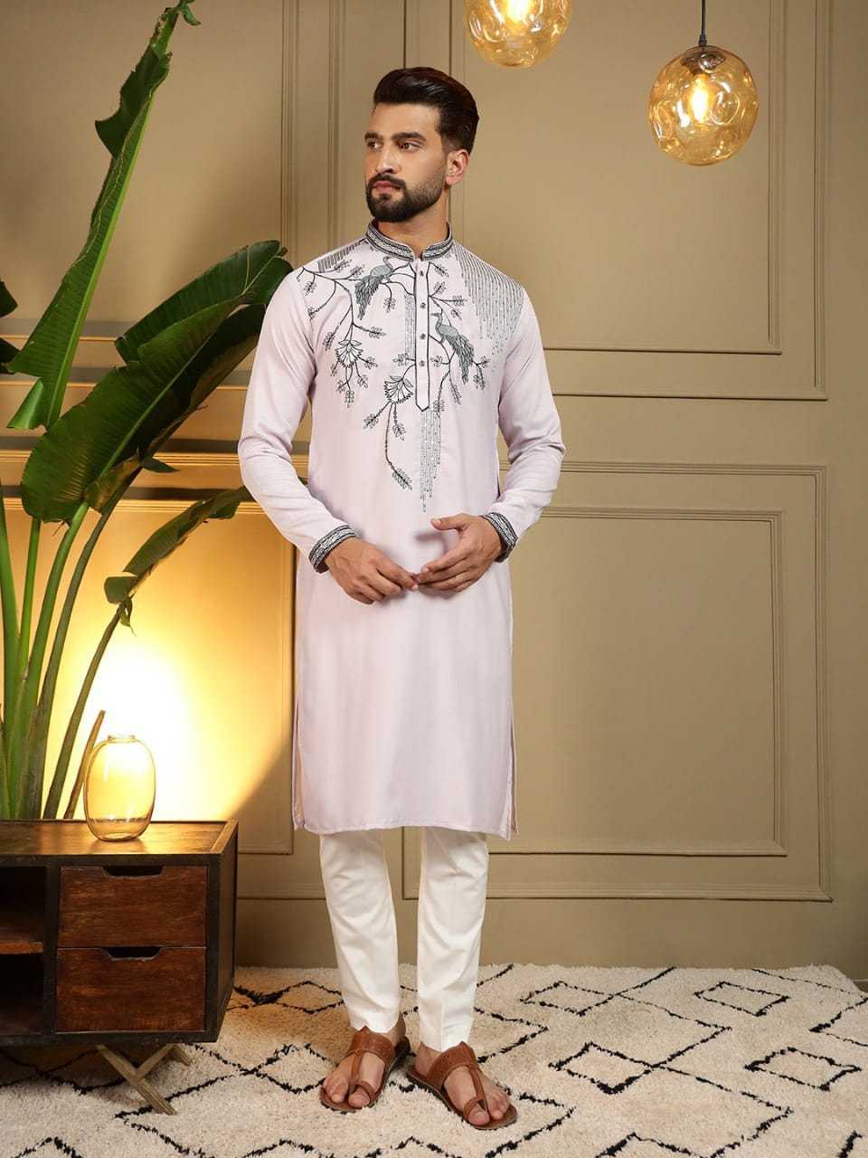 YNF Wholesale Silk Mens Kurta Pyjama KESH629 123 | Surat Manufacturer