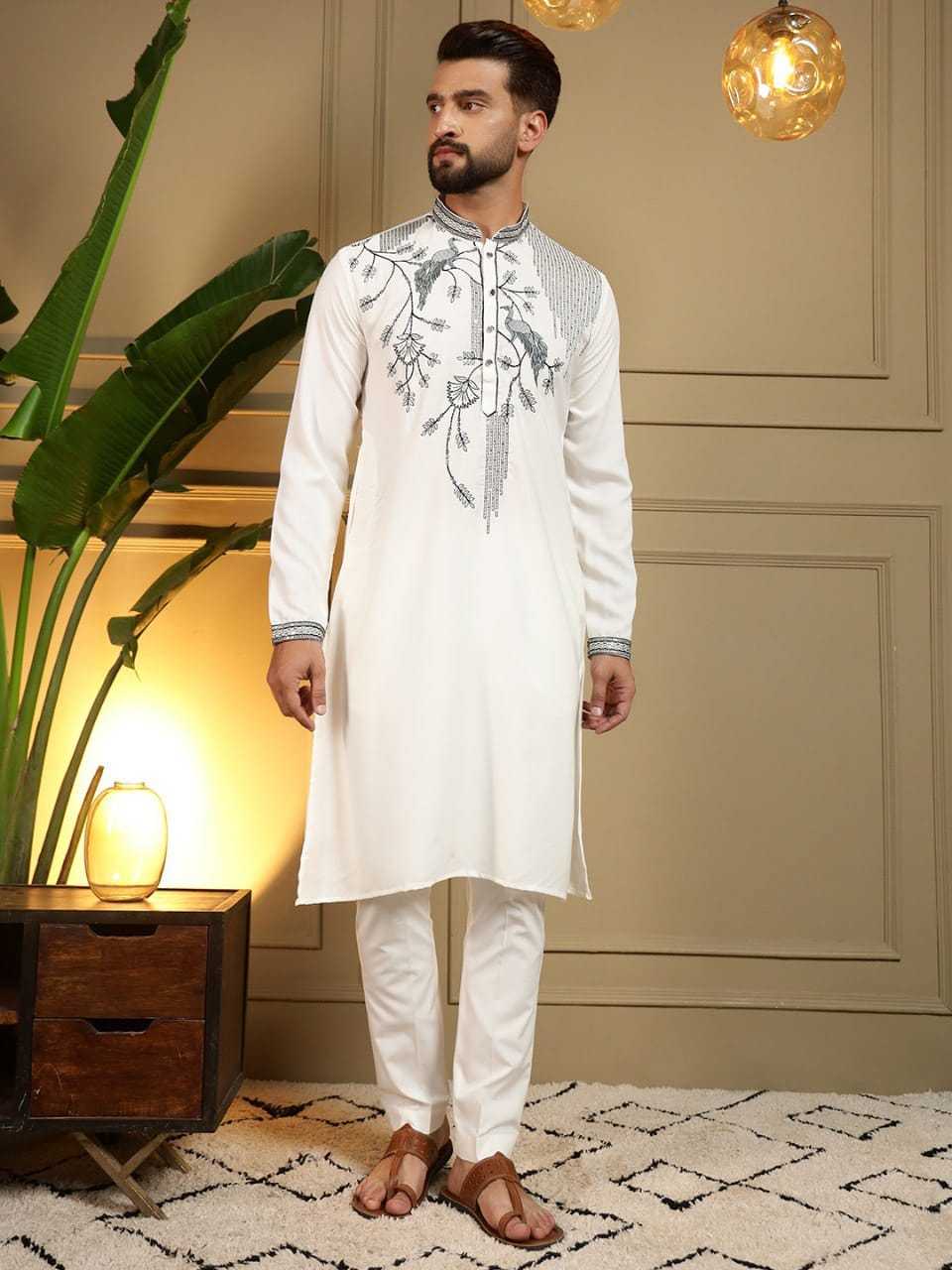 YNF Wholesale Silk Mens Kurta Pyjama KESH629 123 | Surat Manufacturer