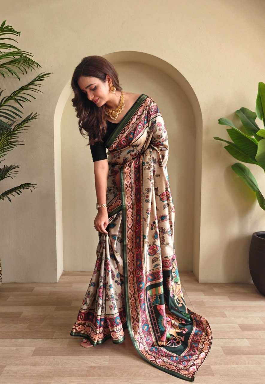 YNF Wholesale Soft Cotton Printed Silk Saree KESH249 : Madhu | Surat Manufacturer
