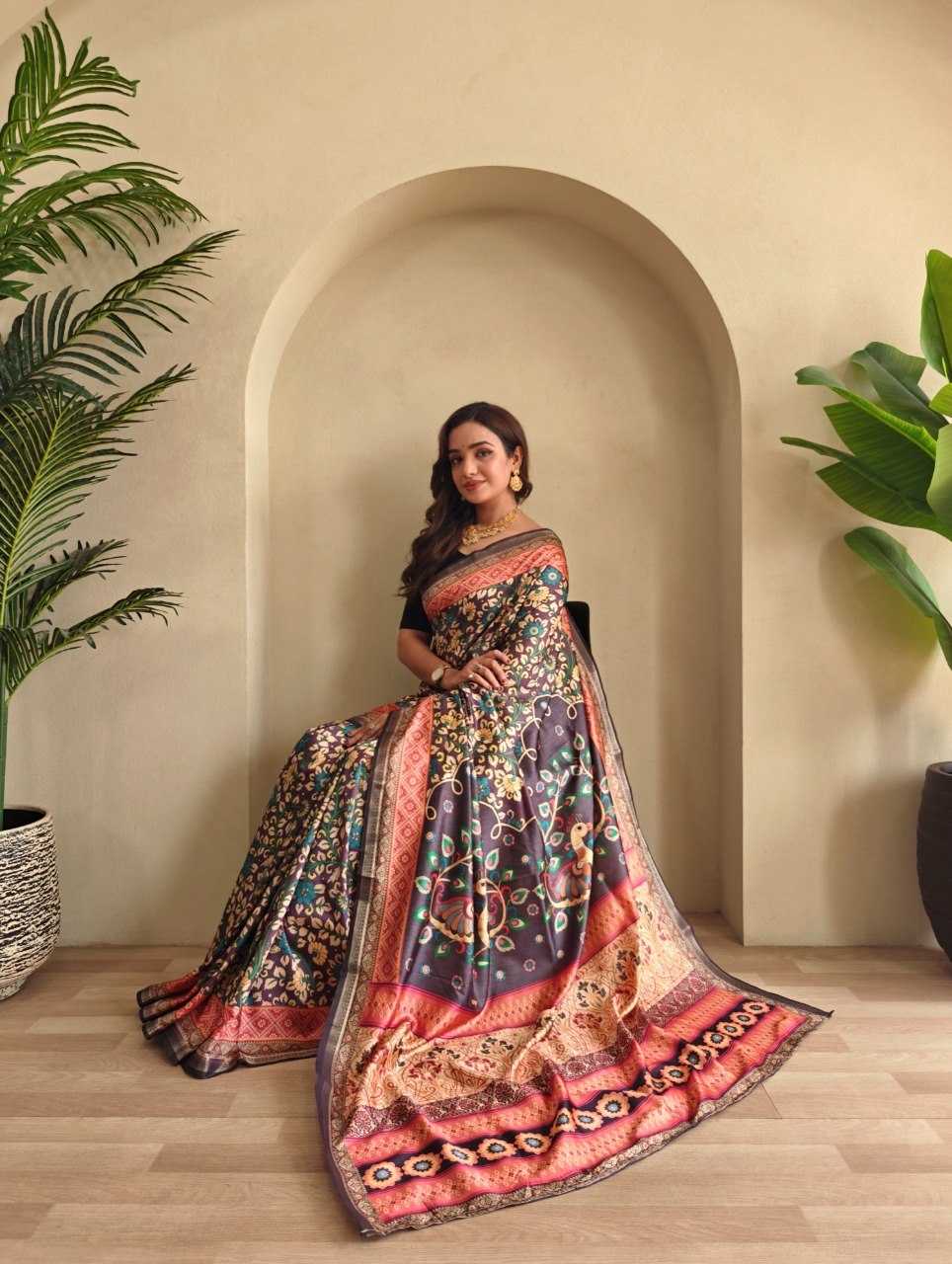 YNF Wholesale Soft Cotton Printed Silk Saree KESH249 : Madhu | Surat Manufacturer