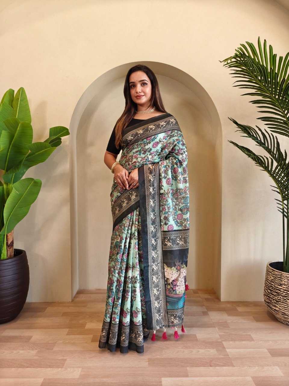 YNF Wholesale Soft Cotton Printed Silk Saree KESH249 : Madhu | Surat Manufacturer