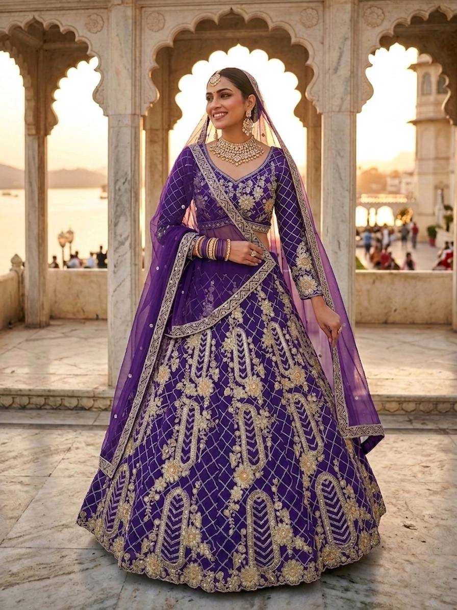 YNF Wholesale Soft Net Wedding Lehenga KESH512 1777 | Surat Manufacturer