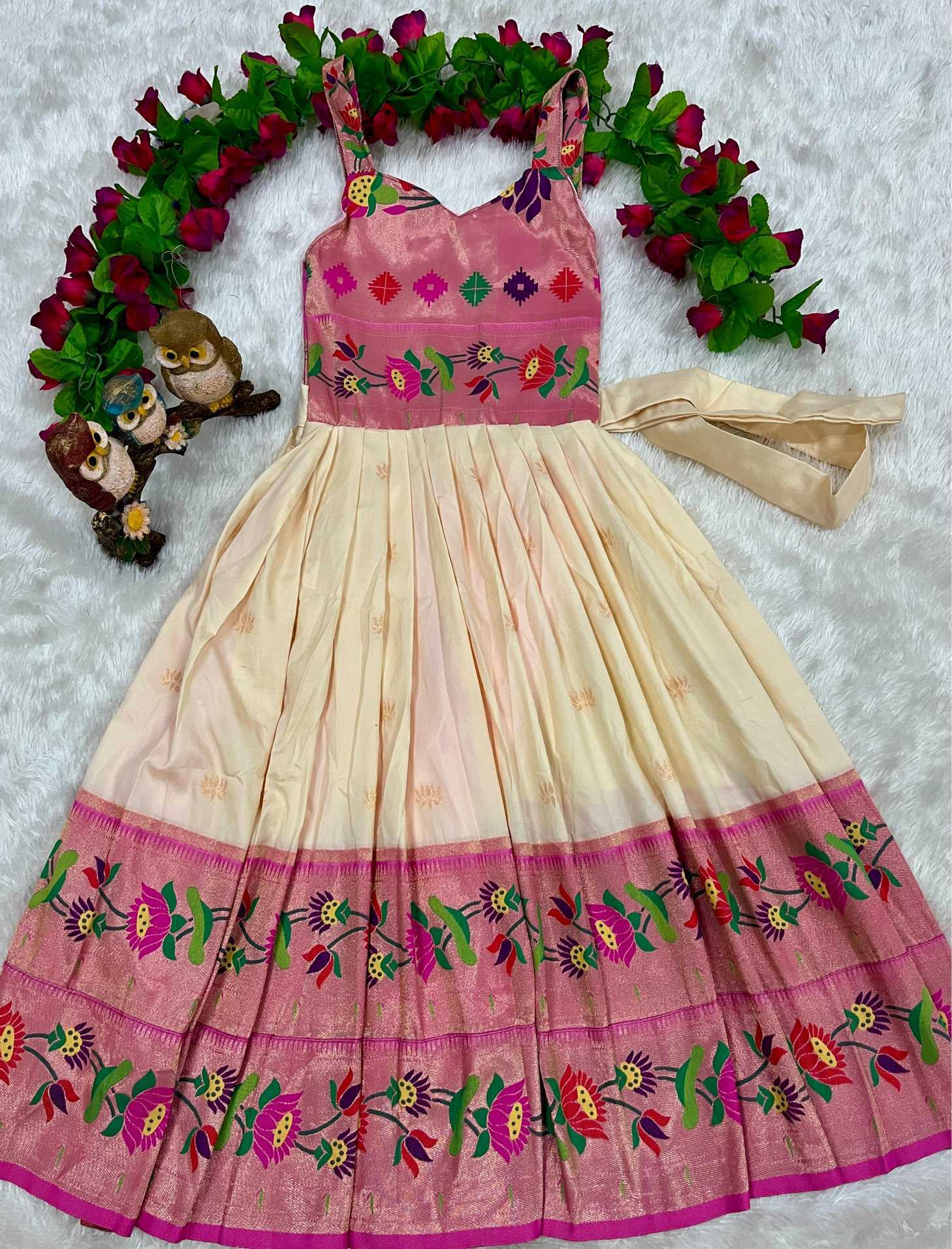 YNF Wholesale Soft Silk Kids Gown KESH685 Darisha | Surat Manufacturer
