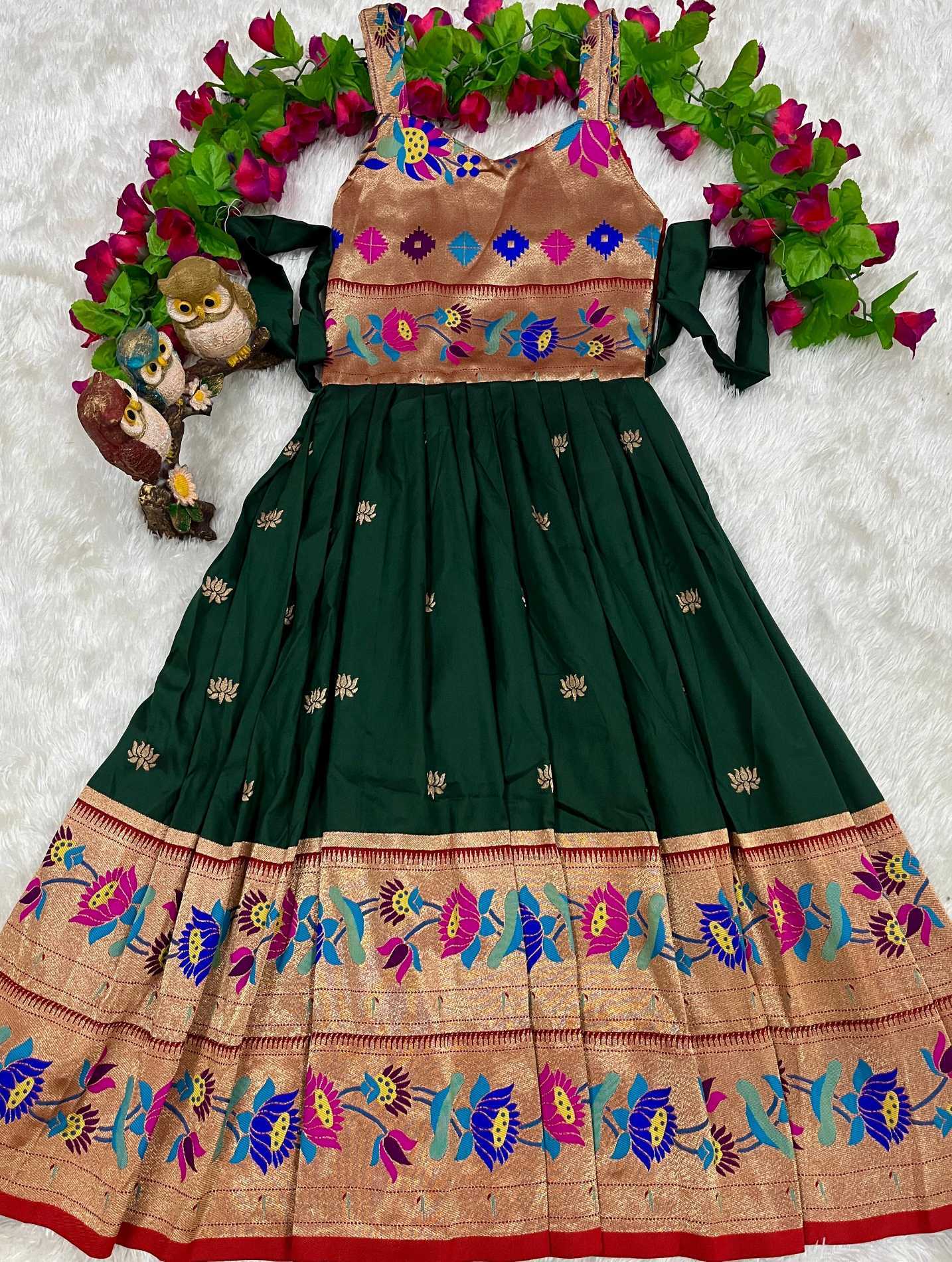 YNF Wholesale Soft Silk Kids Gown KESH685 Darisha | Surat Manufacturer