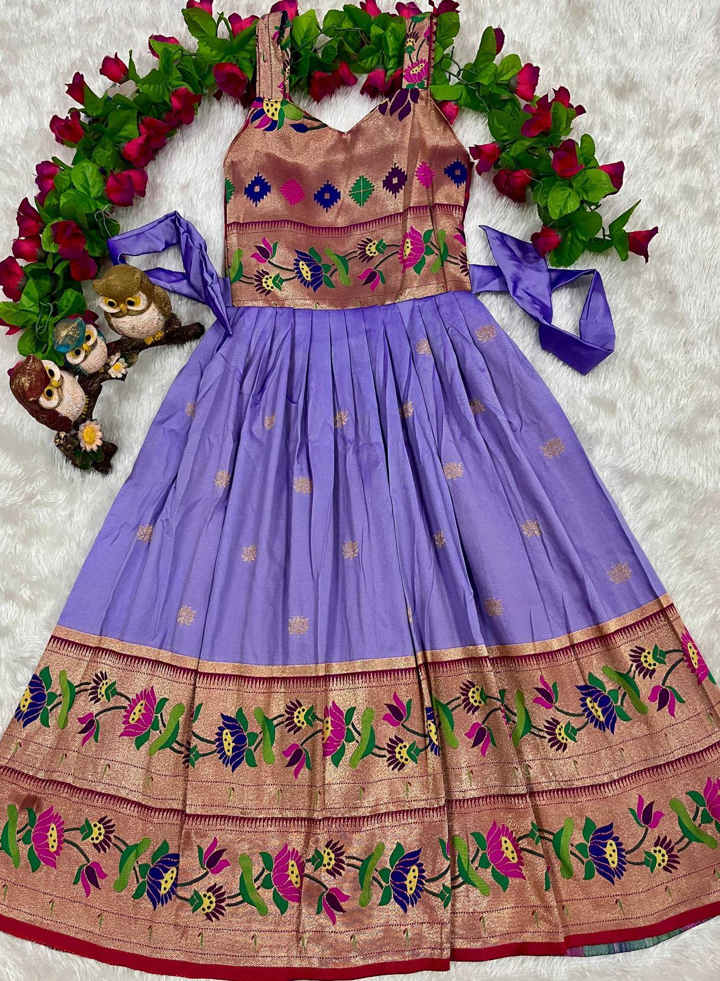 YNF Wholesale Soft Silk Kids Gown KESH685 Darisha | Surat Manufacturer