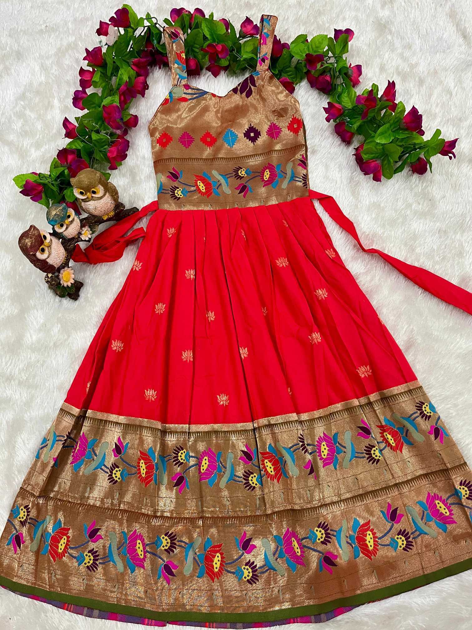 YNF Wholesale Soft Silk Kids Gown KESH685 Darisha | Surat Manufacturer