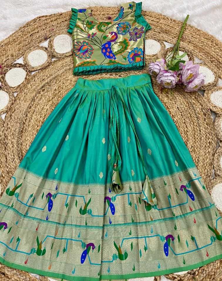 YNF Wholesale Soft Silk Kids Lehenga KESH685 Ibaara | Surat Manufacturer