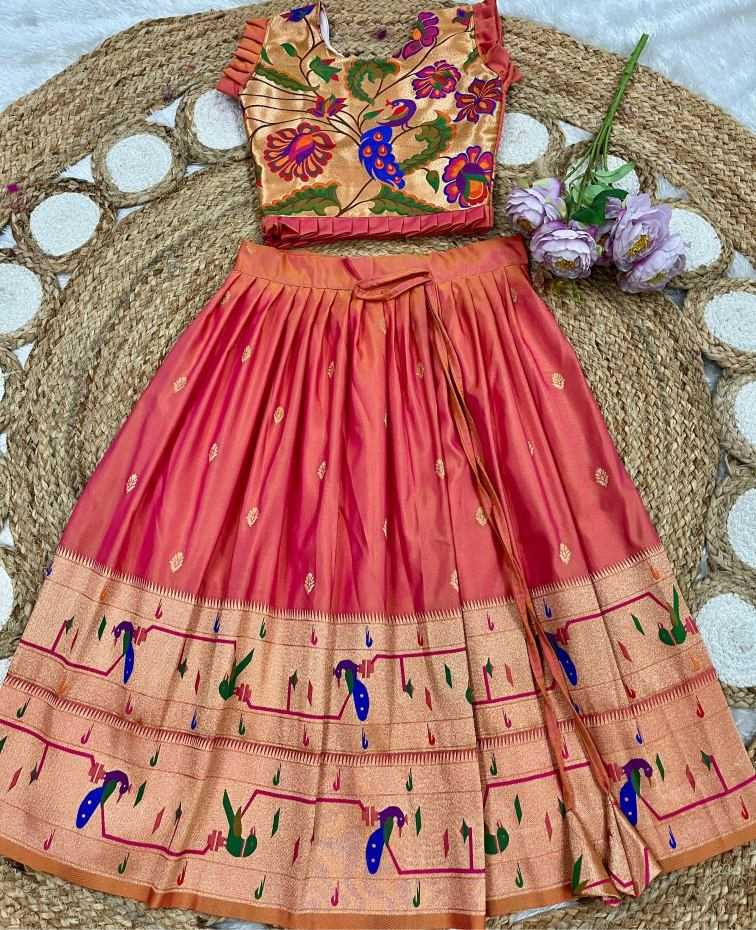 YNF Wholesale Soft Silk Kids Lehenga KESH685 Ibaara | Surat Manufacturer