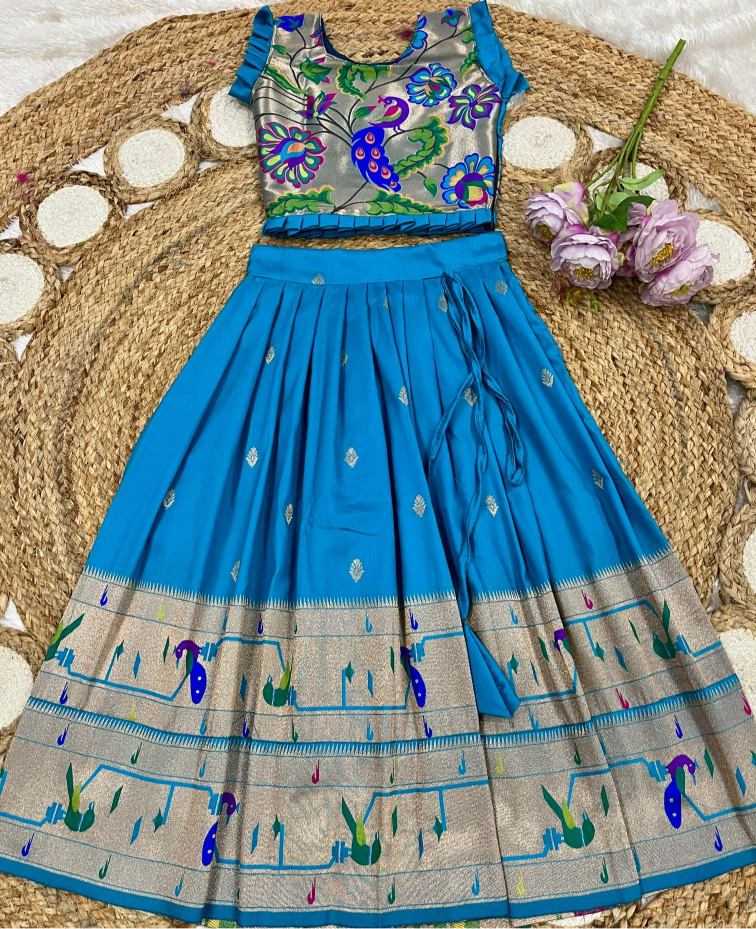 YNF Wholesale Soft Silk Kids Lehenga KESH685 Ibaara | Surat Manufacturer