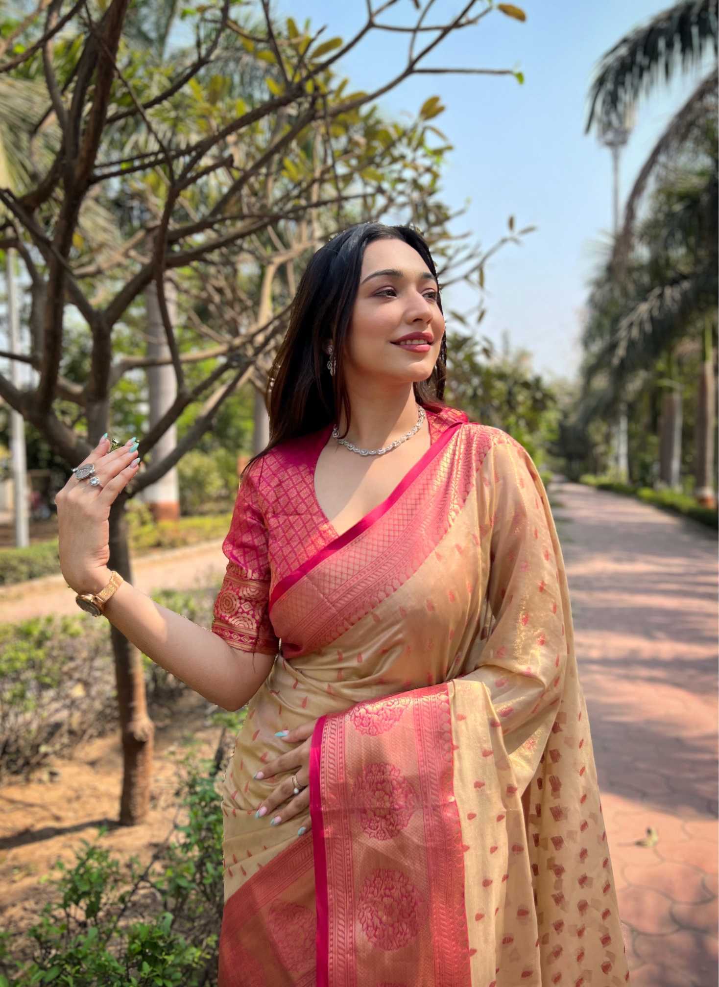 YNF Wholesale Tissue Kanchipuram Sarees RIN116 MEXICAN - 1 | Surat Manufacturer