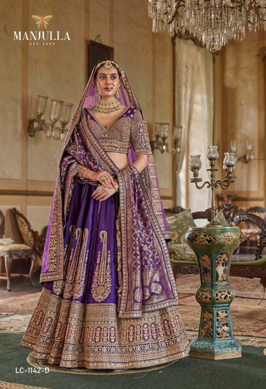 YNF Wholesale Silk Bridal Lehenga  | Surat Manufacturer