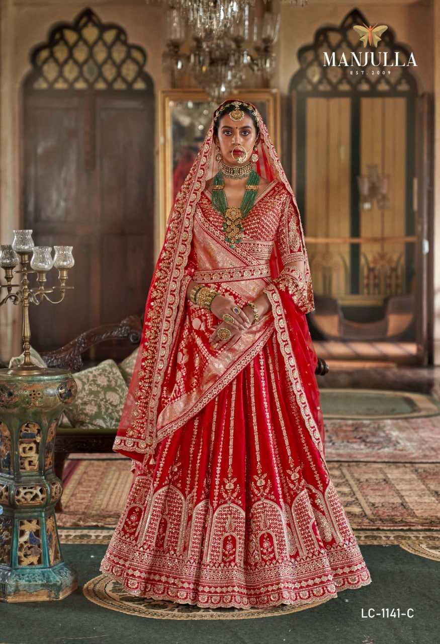 YNF Wholesale Silk Bridal Lehenga  | Surat Manufacturer