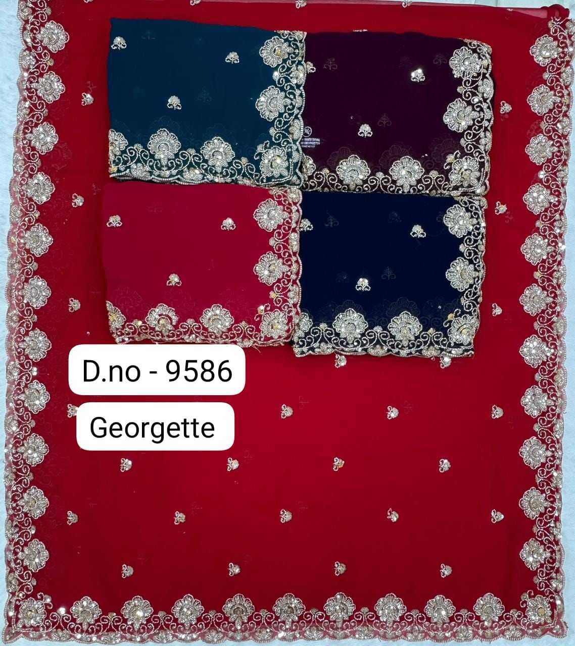 YNF Wholesale Georgette Georgette Sarees  | Surat Manufacturer