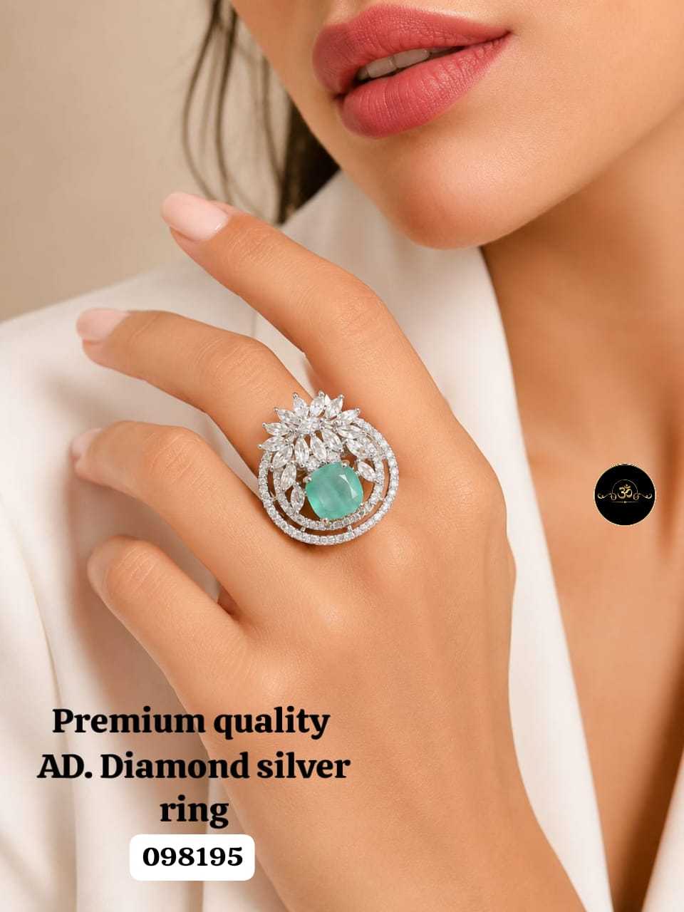 YNF Wholesale AD Diamond AD Diamond Rings  | Surat Manufacturer