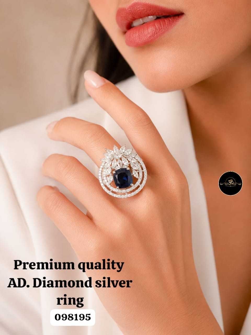 YNF Wholesale AD Diamond AD Diamond Rings  | Surat Manufacturer