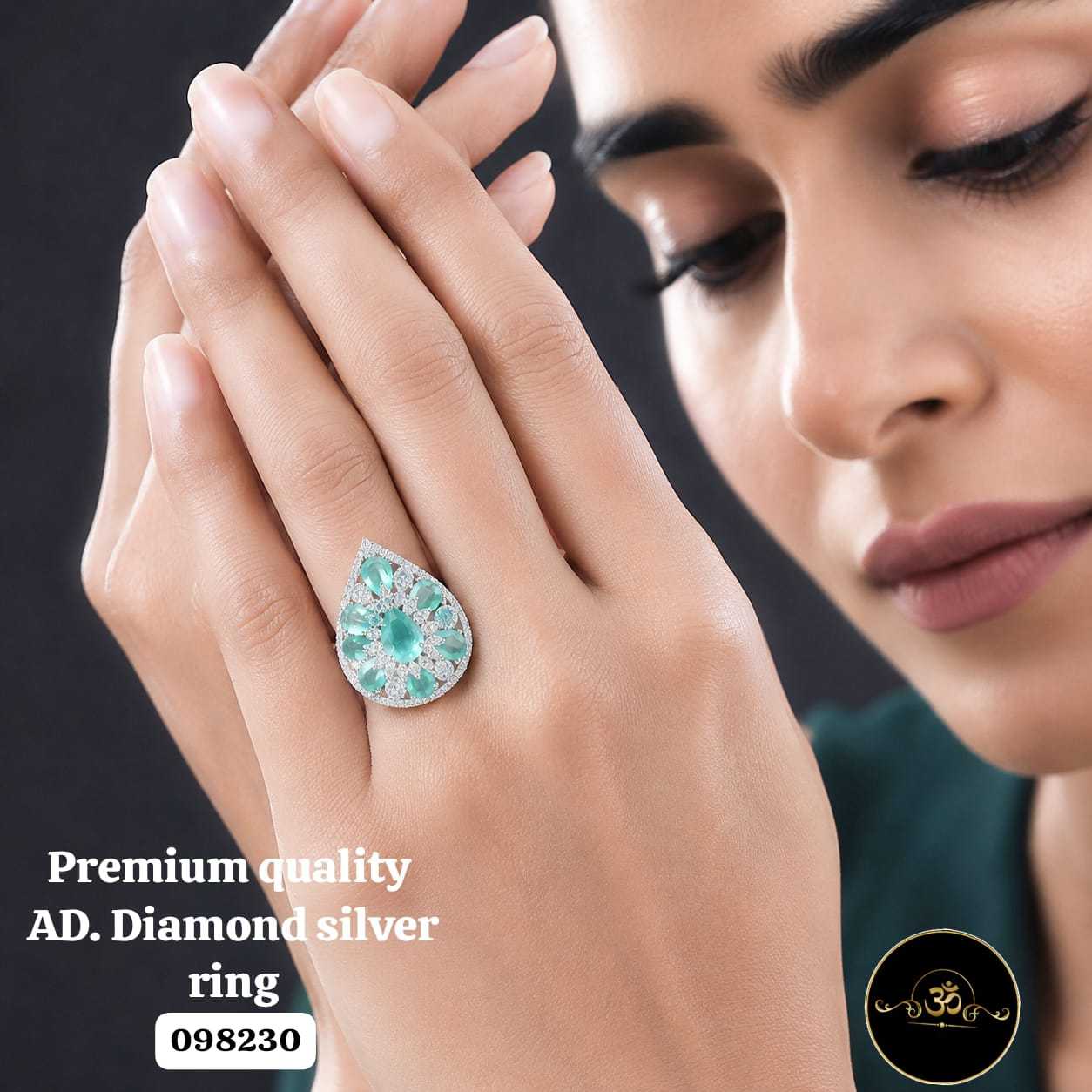 YNF Wholesale AD Diamond Diamond Rings  | Surat Manufacturer