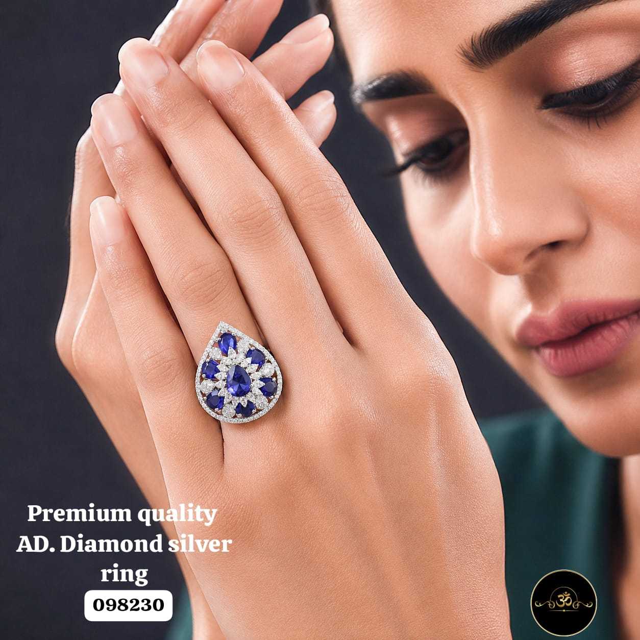 YNF Wholesale AD Diamond Diamond Rings  | Surat Manufacturer