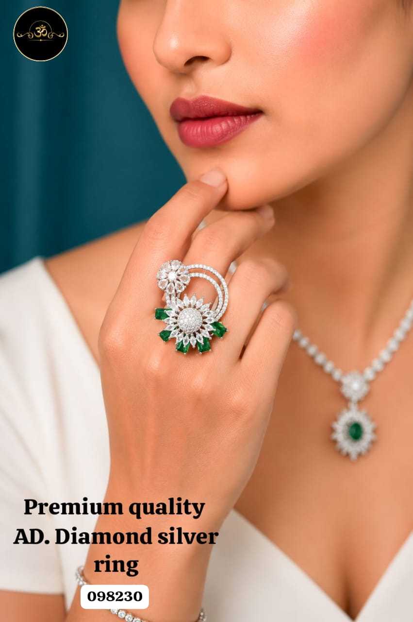YNF Wholesale AD Diamond Diamond Rings  | Surat Manufacturer