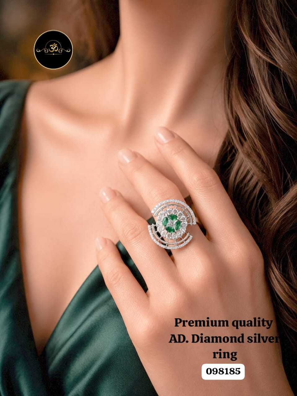 YNF Wholesale AD Diamond Diamond Rings  | Surat Manufacturer