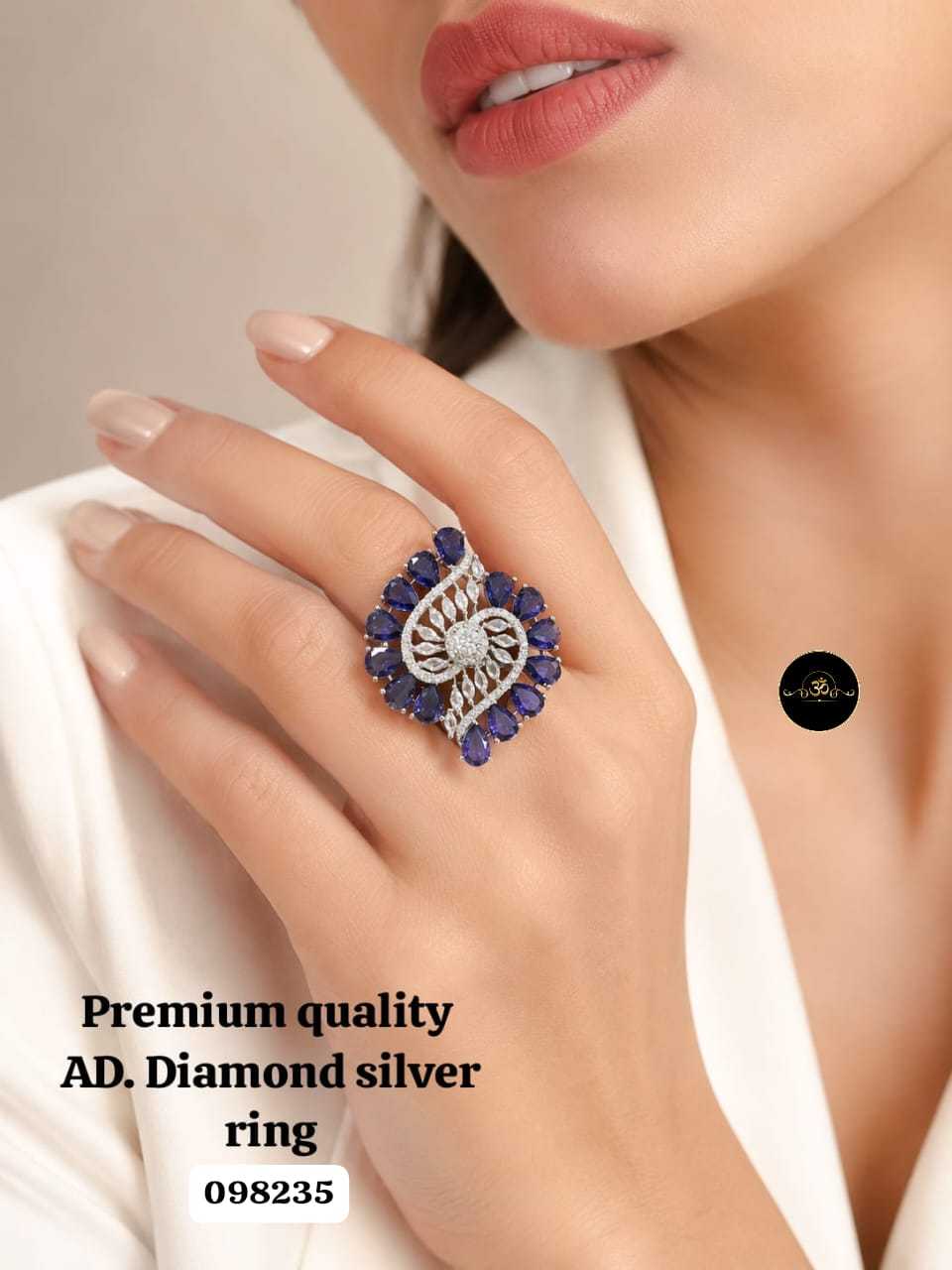 YNF Wholesale AD Diamond Diamond Rings  | Surat Manufacturer