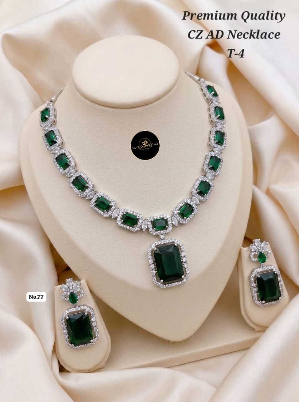 YNF Wholesale AD Diamond Fancy Mala Necklaces  | Surat Manufacturer