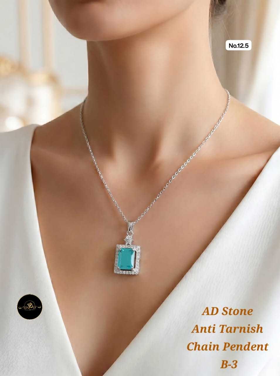 YNF Wholesale AD Diamond Fashion Pendant  | Surat Manufacturer