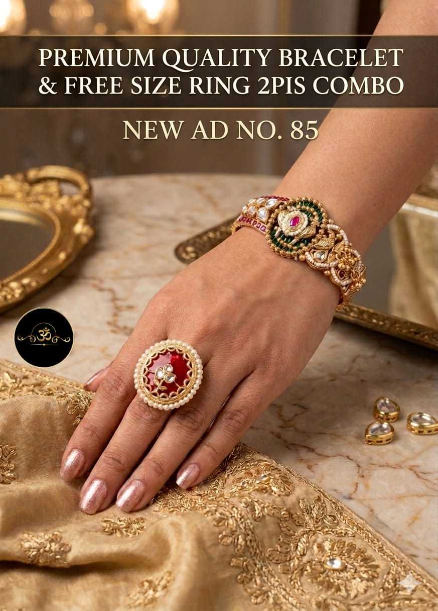 YNF Wholesale Brass Brass Gold Bracelets  | Surat Manufacturer