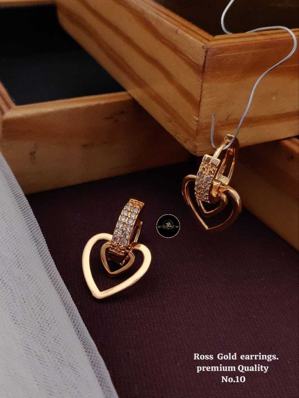 YNF Wholesale Brass Fancy Earrings  | Surat Manufacturer