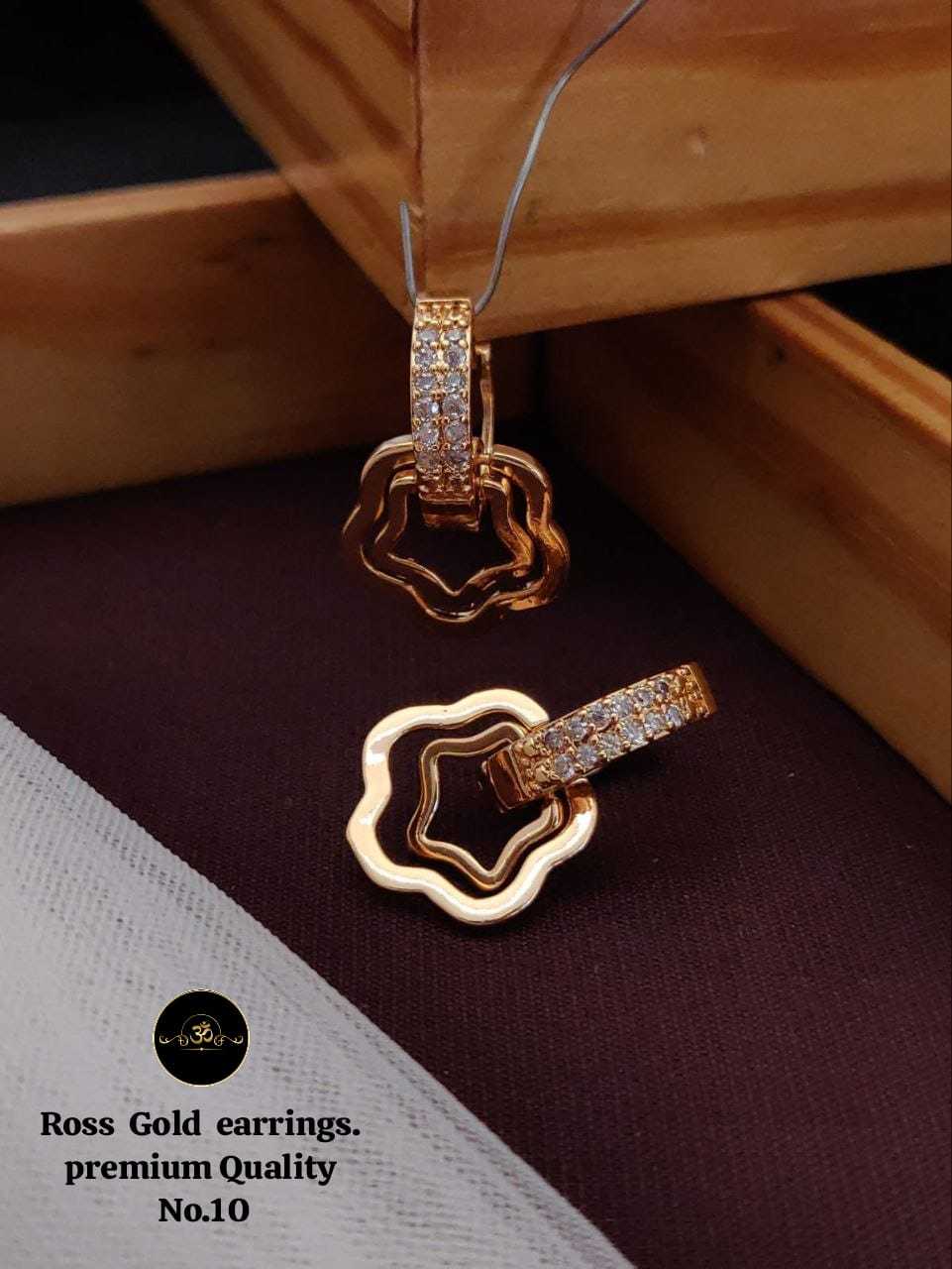 YNF Wholesale Brass Fancy Earrings  | Surat Manufacturer