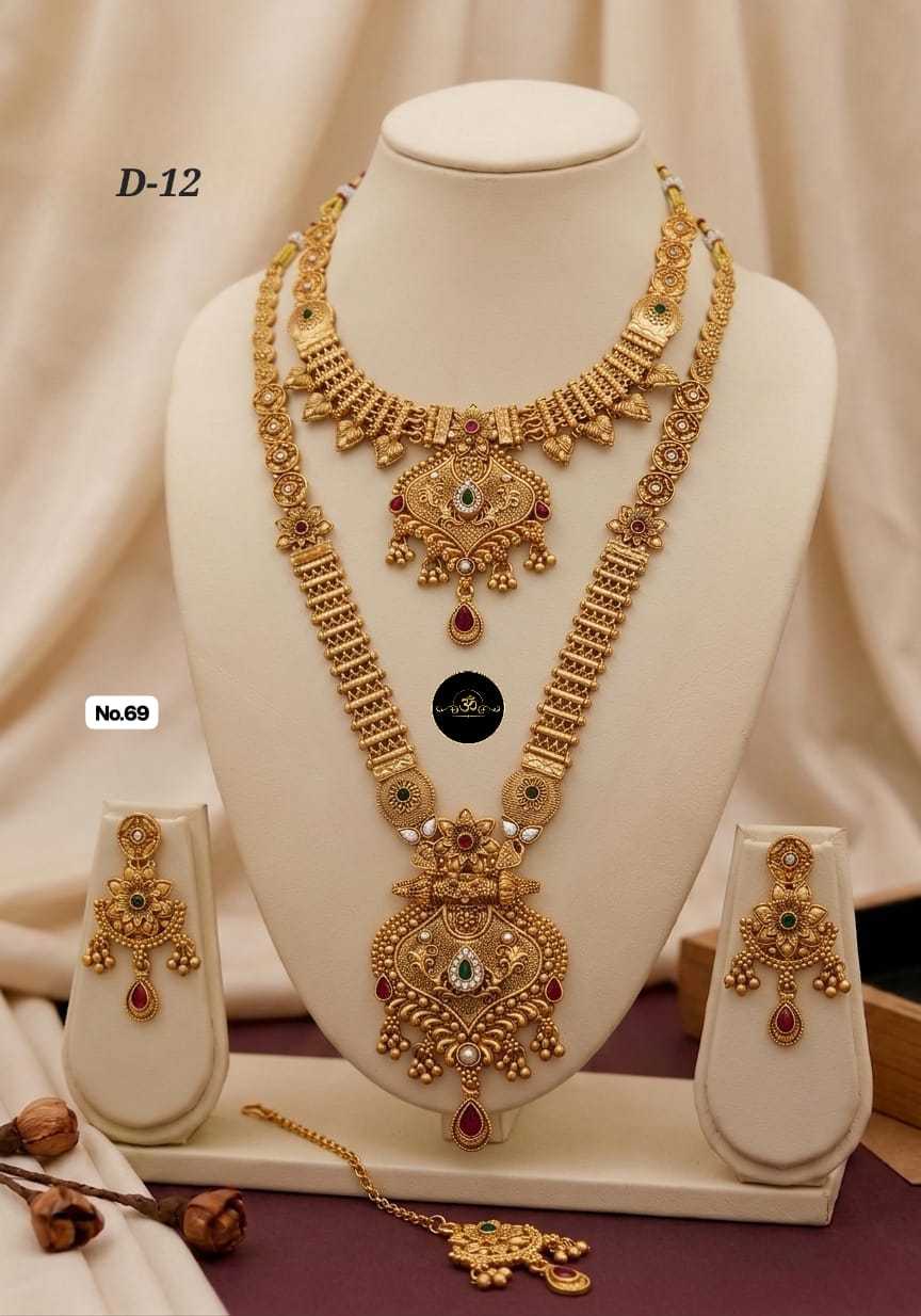 YNF Wholesale Brass Fancy Mala Necklaces  | Surat Manufacturer
