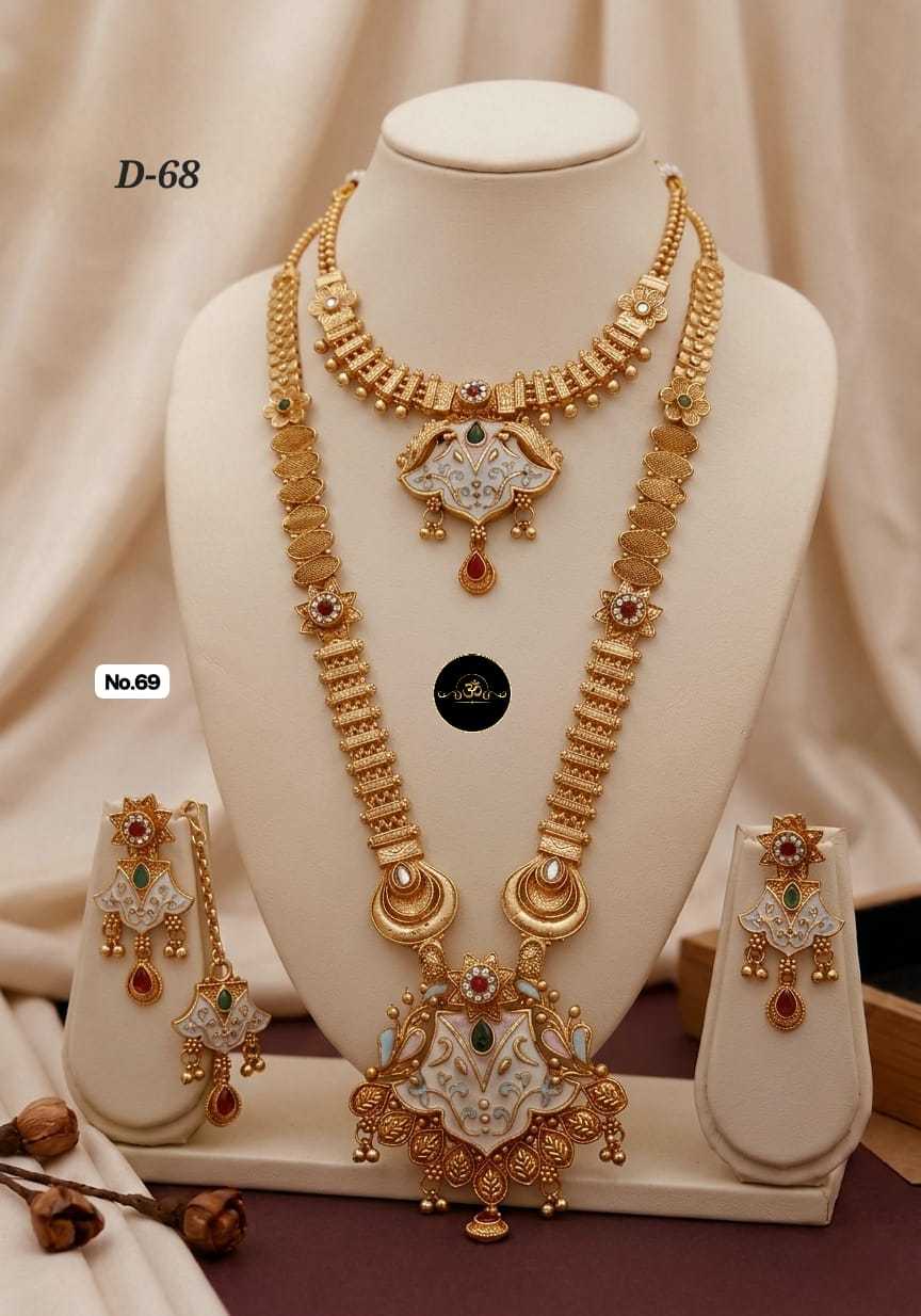 YNF Wholesale Brass Fancy Mala Necklaces  | Surat Manufacturer