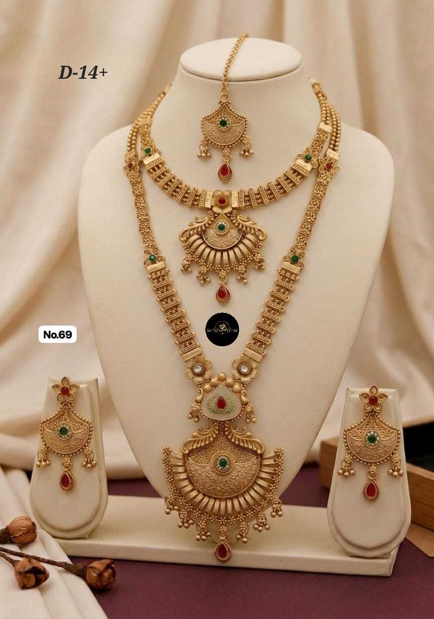 YNF Wholesale Brass Fancy Mala Necklaces  | Surat Manufacturer