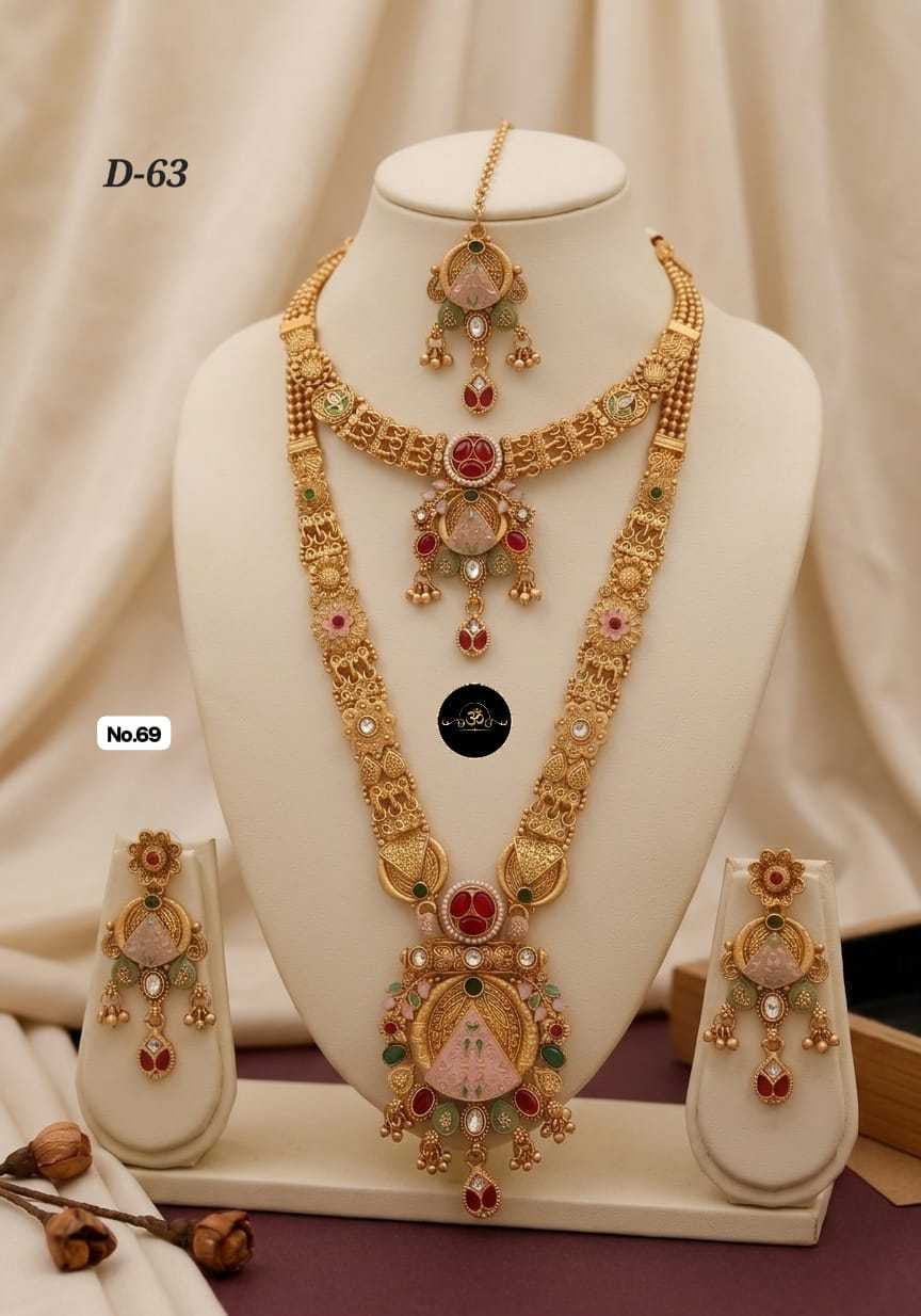 YNF Wholesale Brass Fancy Mala Necklaces  | Surat Manufacturer
