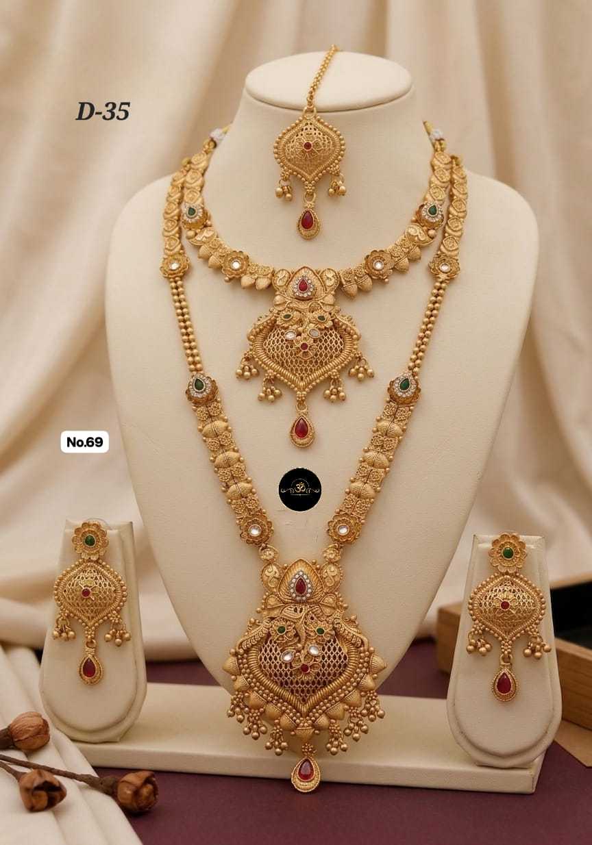 YNF Wholesale Brass Fancy Mala Necklaces  | Surat Manufacturer