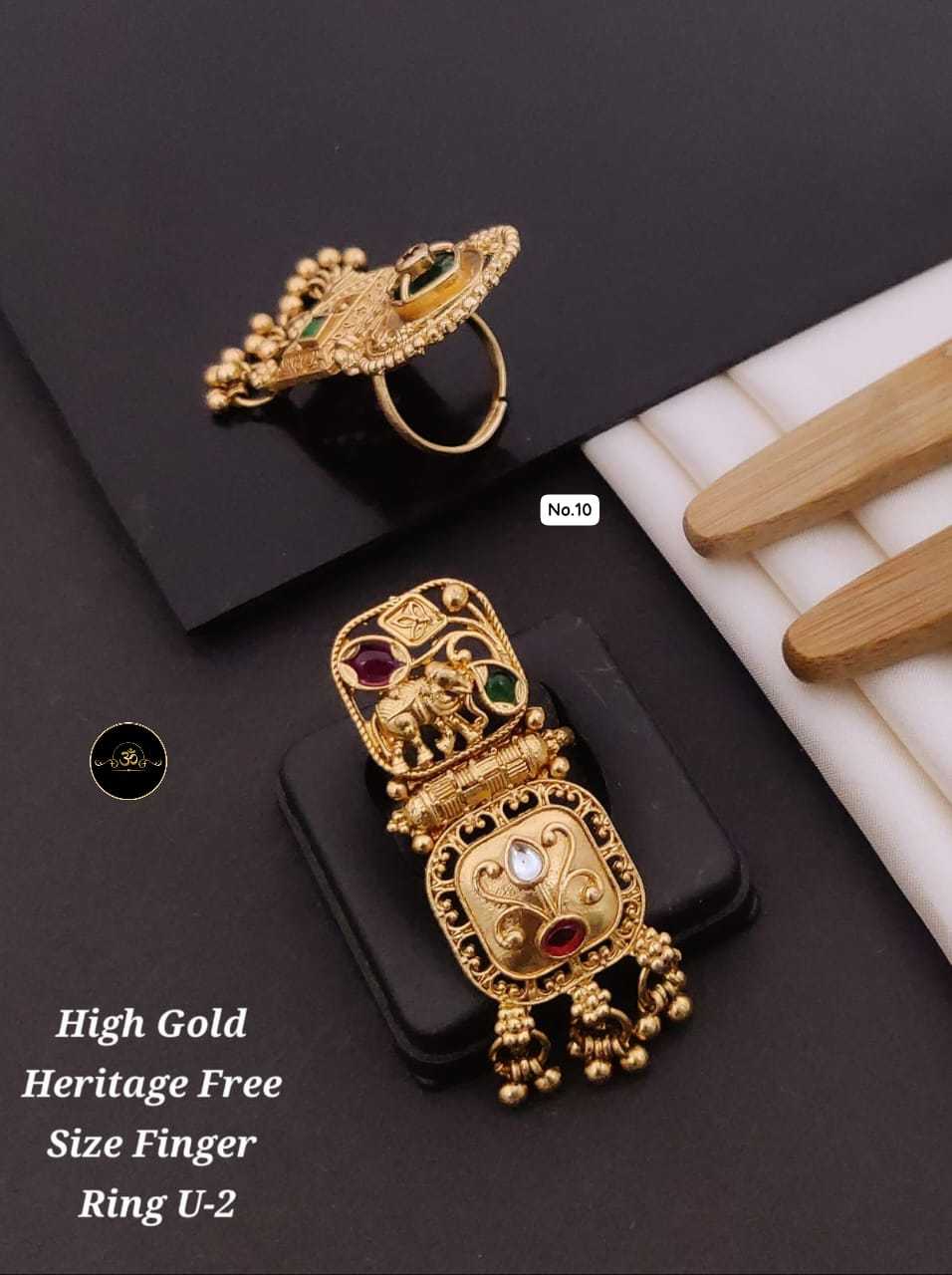 YNF Wholesale Brass Oxidized Rings  | Surat Manufacturer