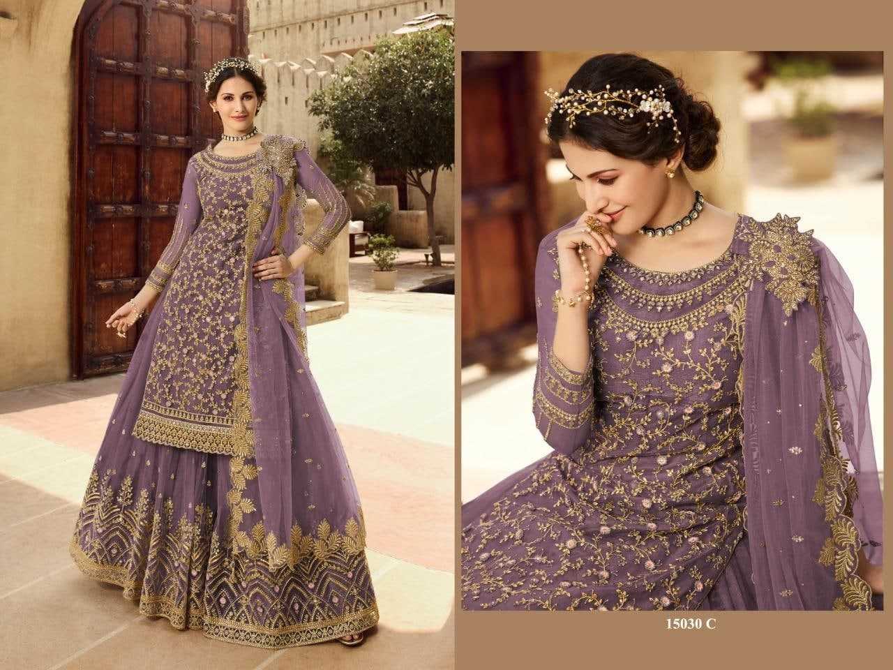 YNF Wholesale Soft Net Embroidery Suits  | Surat Manufacturer