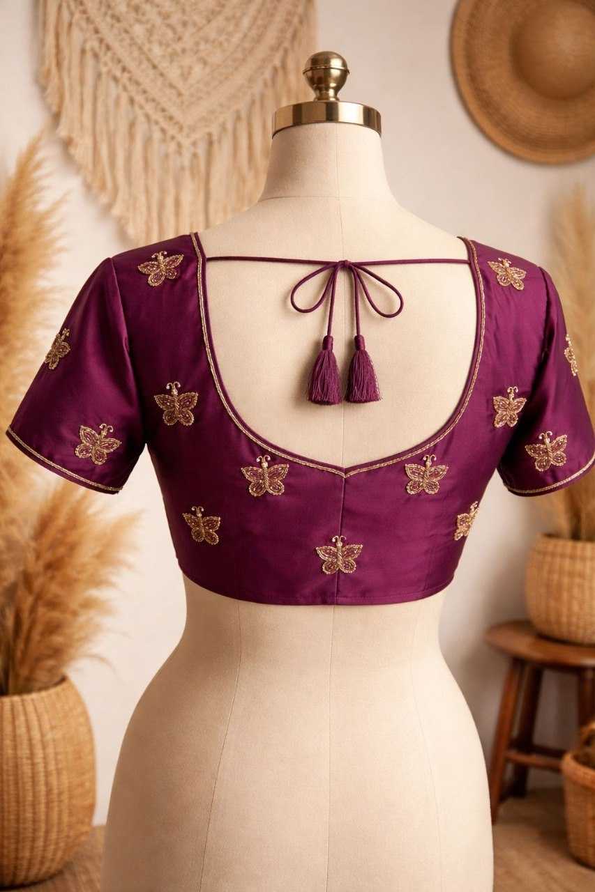 YNF Wholesale Soft Butter Silk Designer Blouse  | Surat Manufacturer