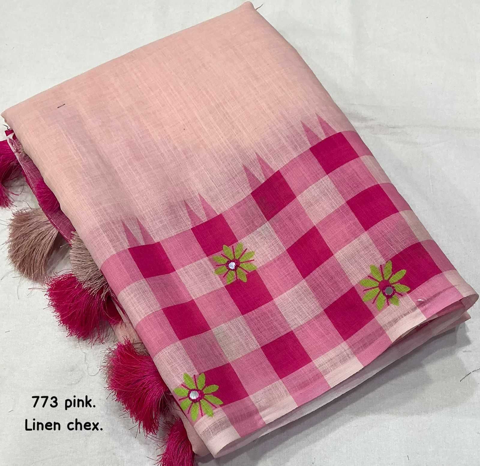 YNF Wholesale Linen Fancy Sarees  | Surat Manufacturer