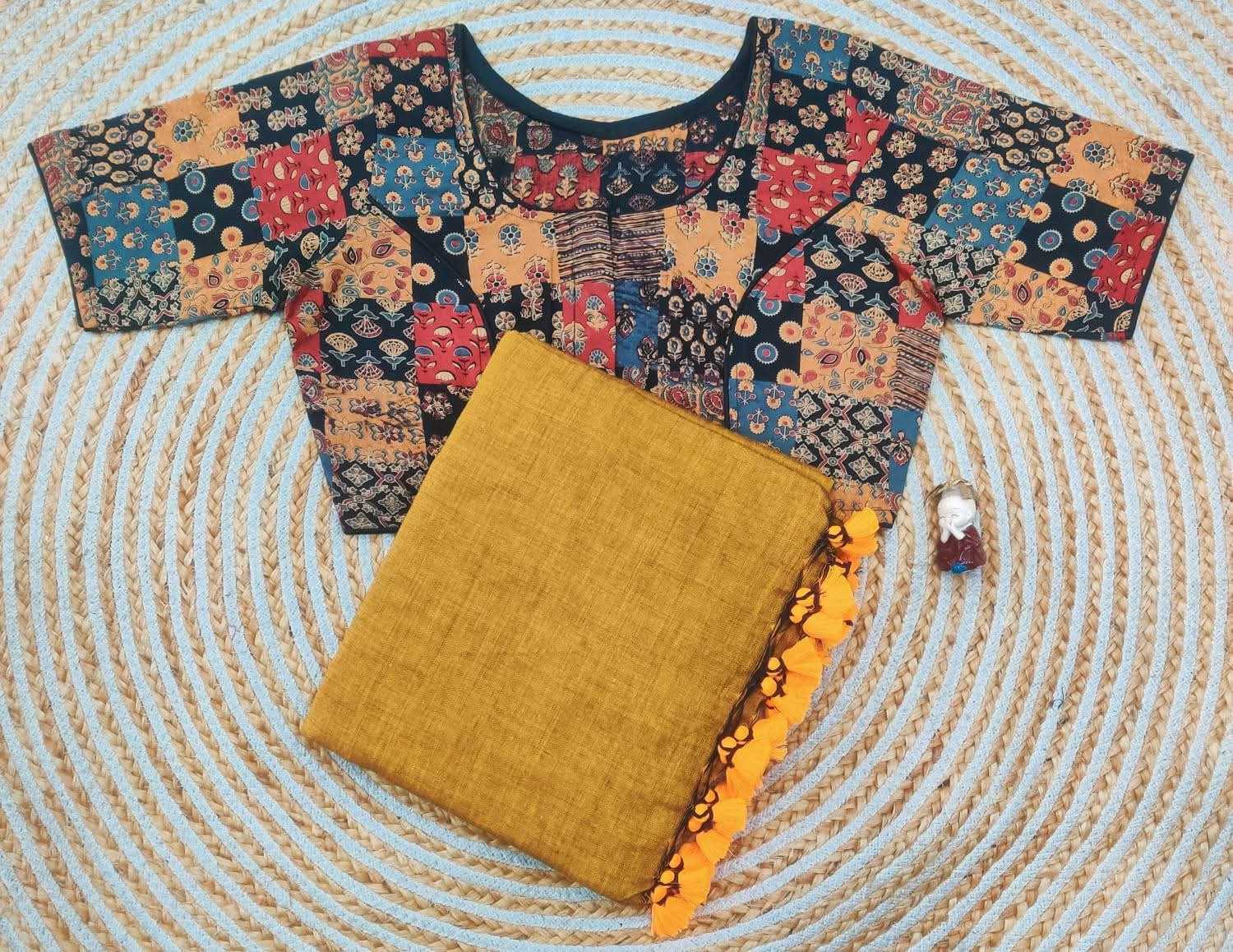 YNF Wholesale Khadi Cotton Printed Blouse  | Surat Manufacturer